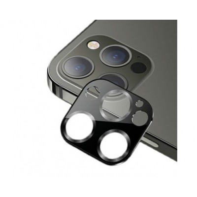 Protectie Camera Usams Metal si Sticla Securizata Pentru iPhone 12 Pro Negru